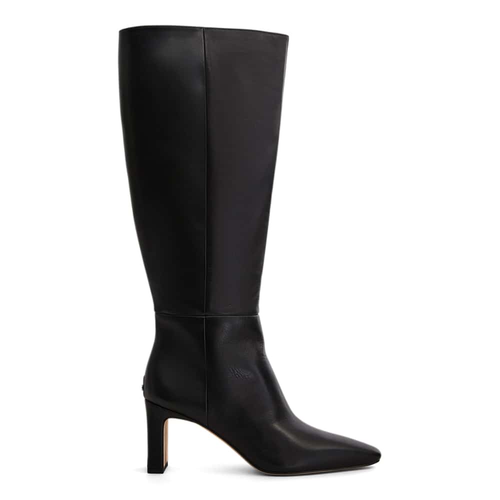 Sylvia Boot in Black Leather
