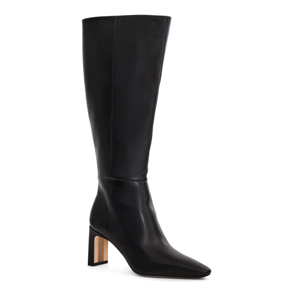 Sylvia Boot in Black Leather