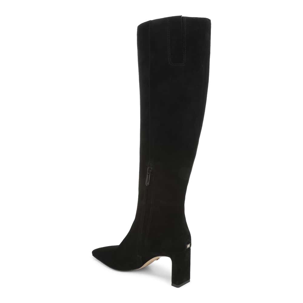 Sylvia Boot in Black Suede