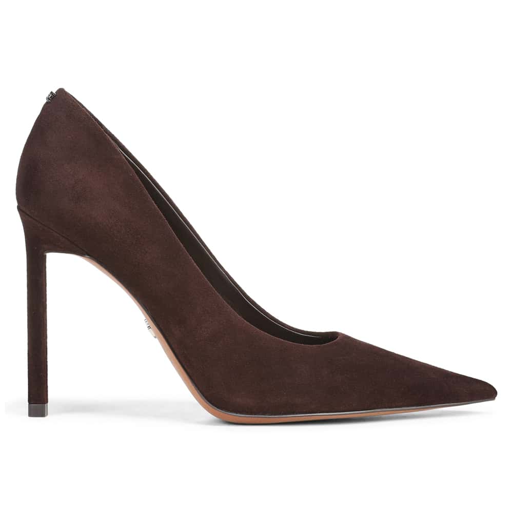 Talula Pumps in Cafe Noir Suede