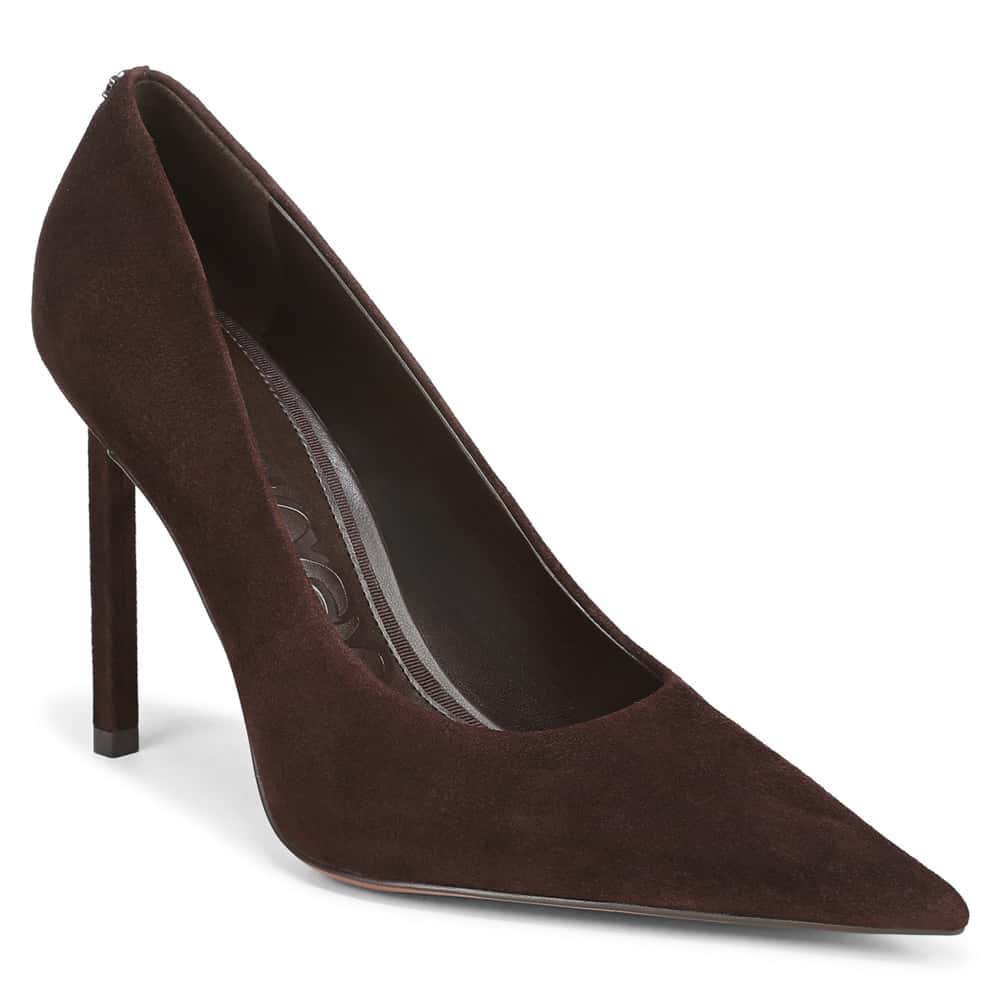 Talula Pumps in Cafe Noir Suede