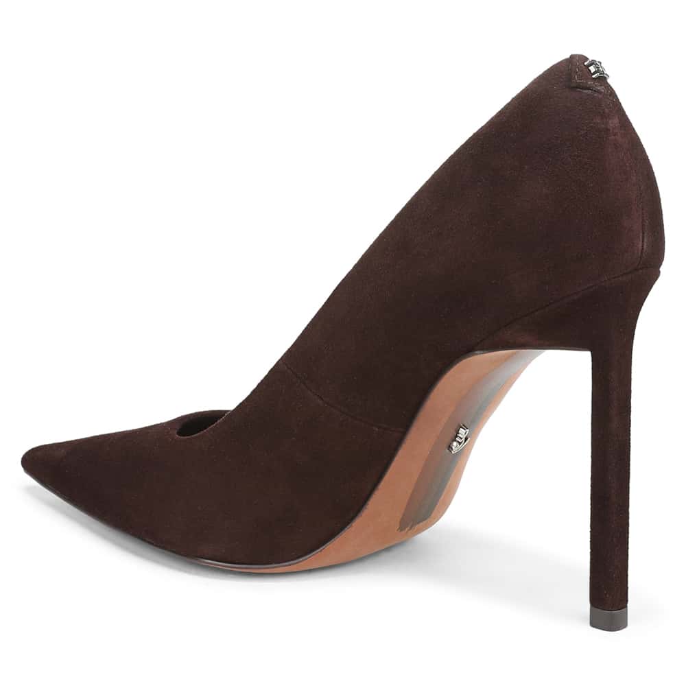 Talula Pumps in Cafe Noir Suede
