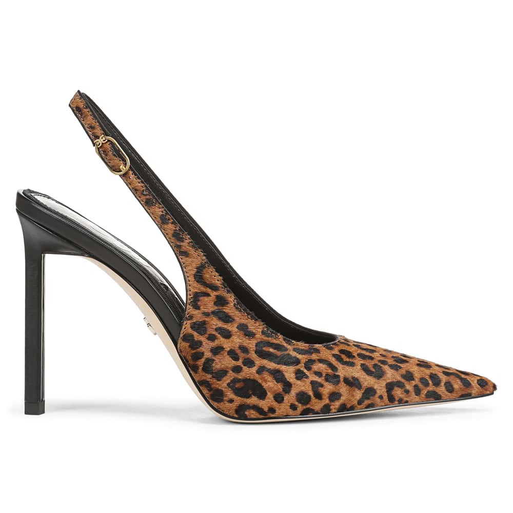 Tegan Pumps in Animal Brown Multi Leather
