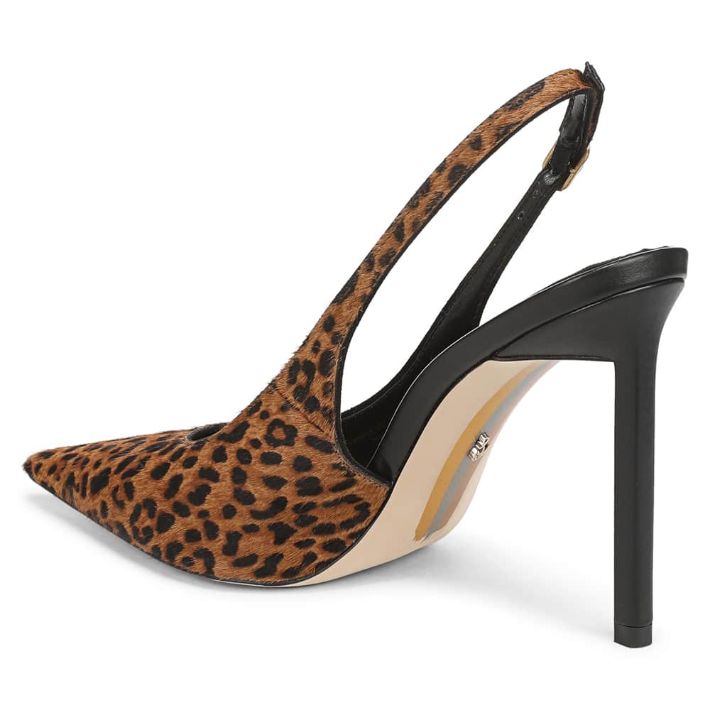 Tegan Pumps in Animal Brown Multi Leather
