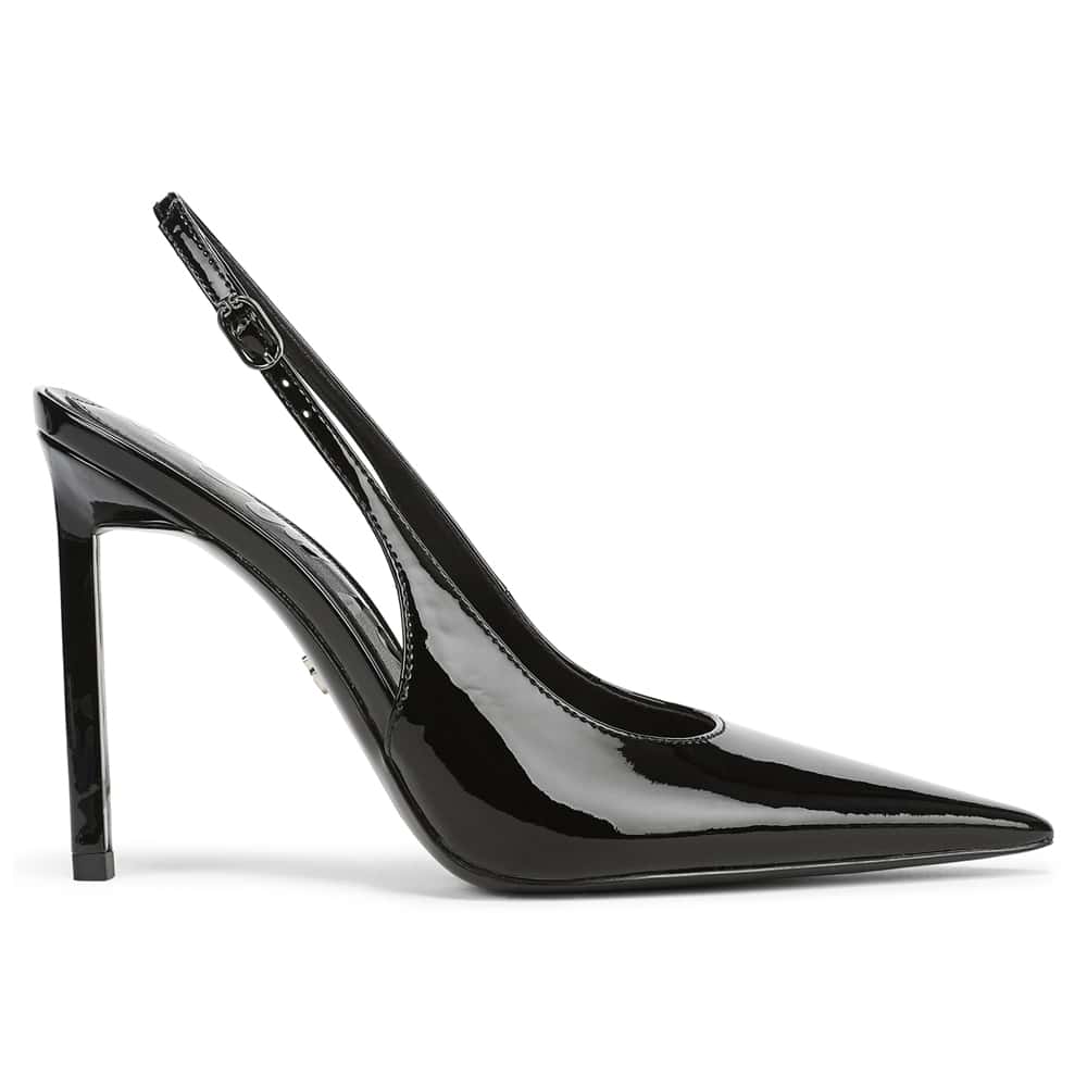 Tegan Pumps in Black Patent