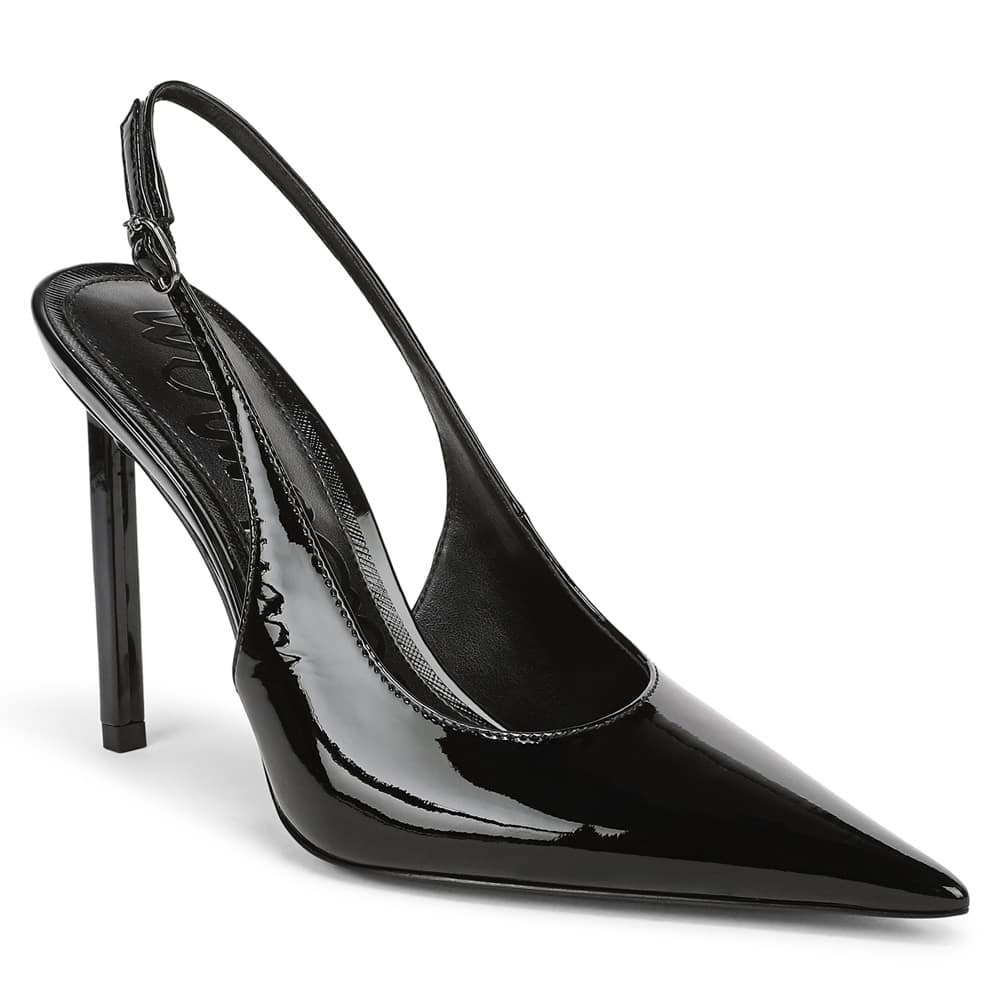 Tegan Pumps in Black Patent