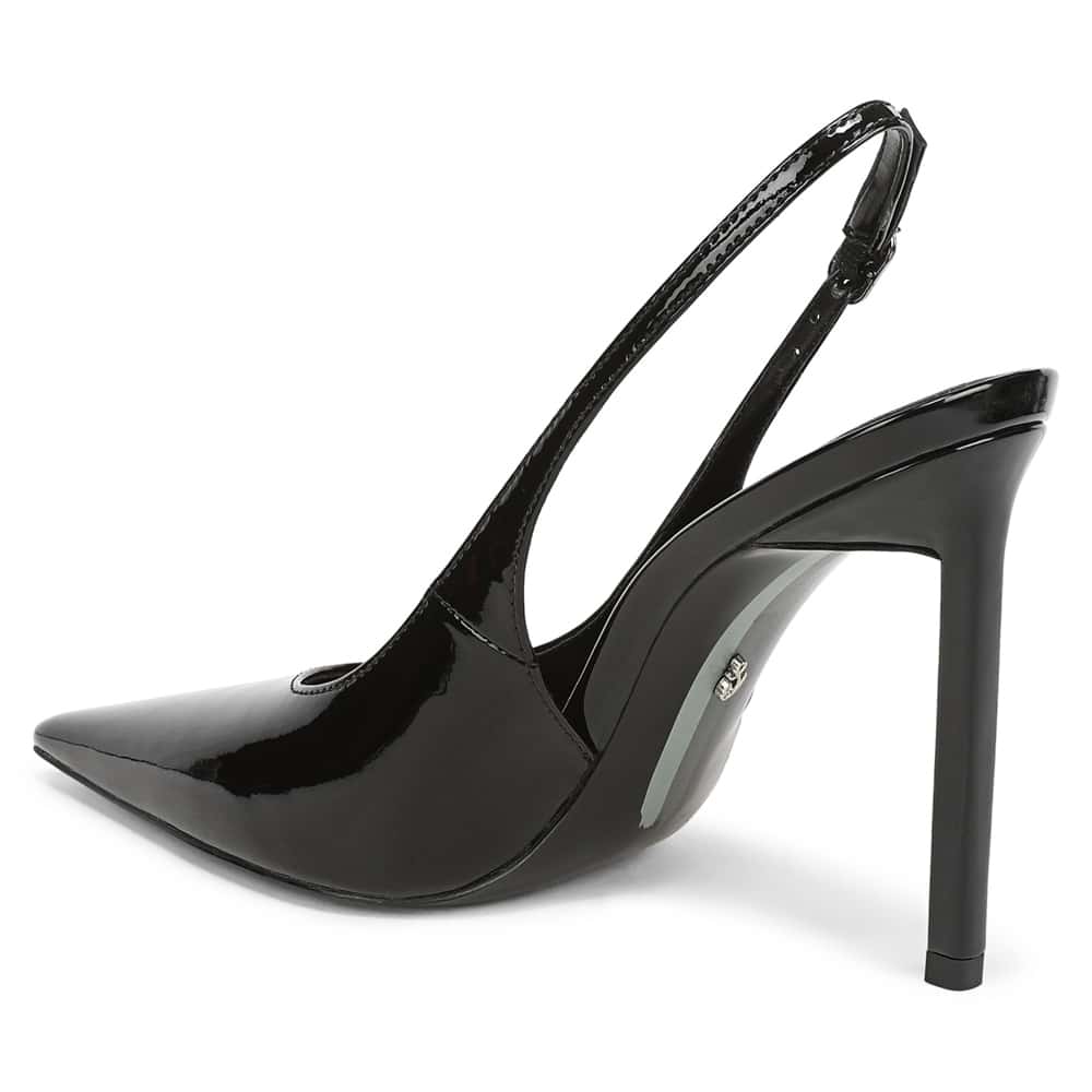 Tegan Pumps in Black Patent