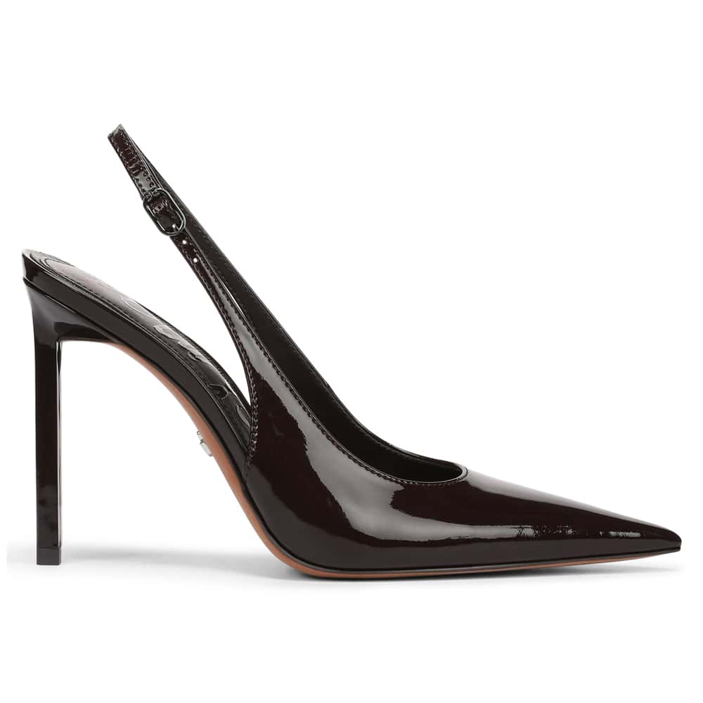 Tegan Pumps in Rich Chocolate Patent