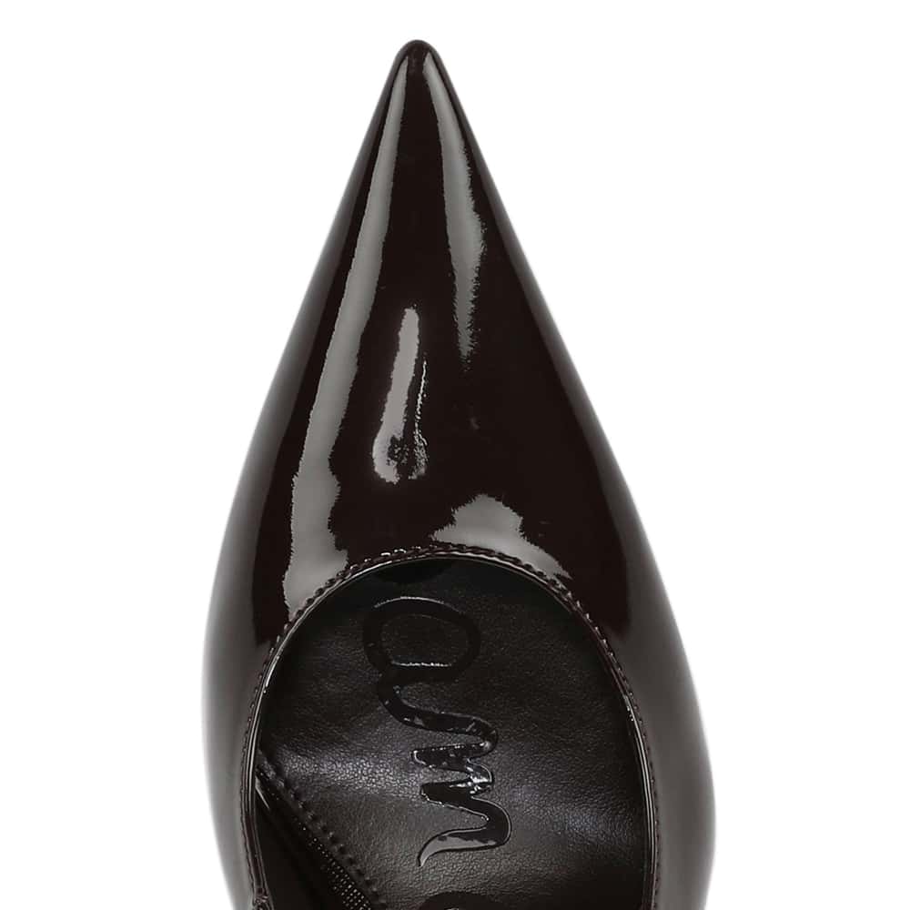 Tegan Pumps in Rich Chocolate Patent