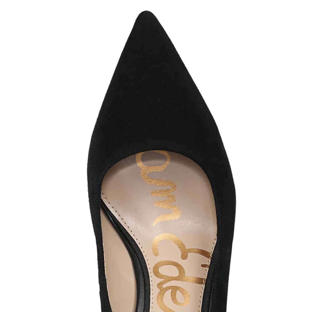 Vienna Heel in Black Suede