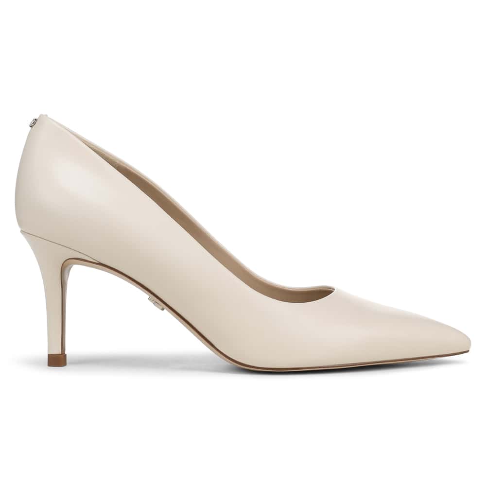 Vienna Heel in Modern Ivory Leather