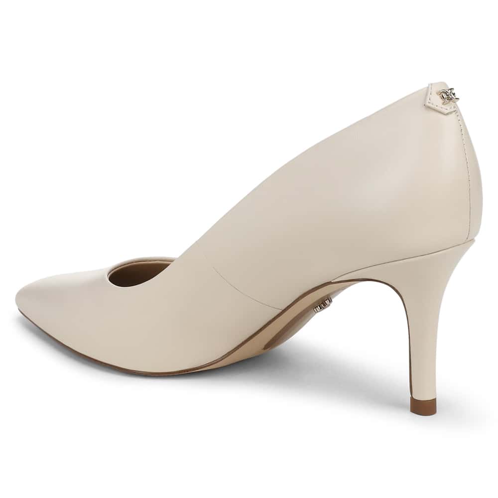 Vienna Heel in Modern Ivory Leather