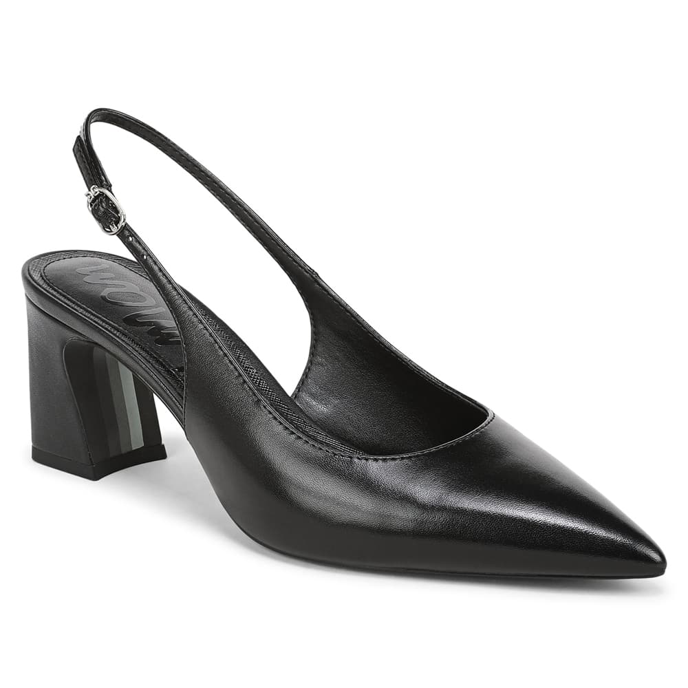 Winfred Pumps in Black Leather