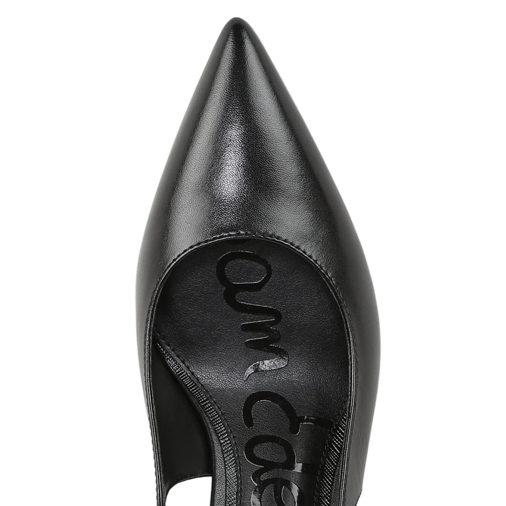 Winfred Pumps in Black Leather