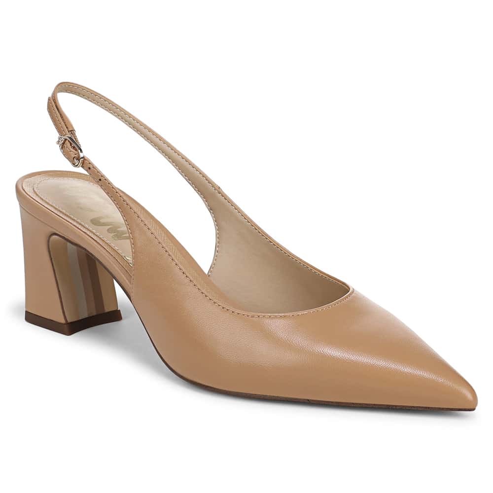 Winfred Pumps in French Sand Glove Leather