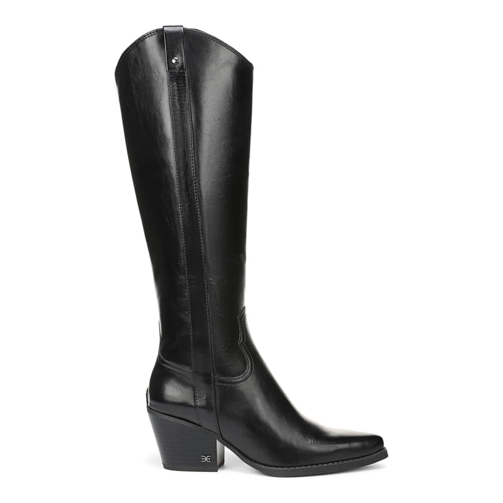 Wyatt Boot in Black Leather