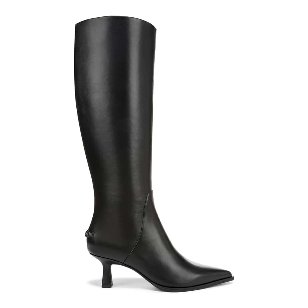 Yulia Boot in Black Leather