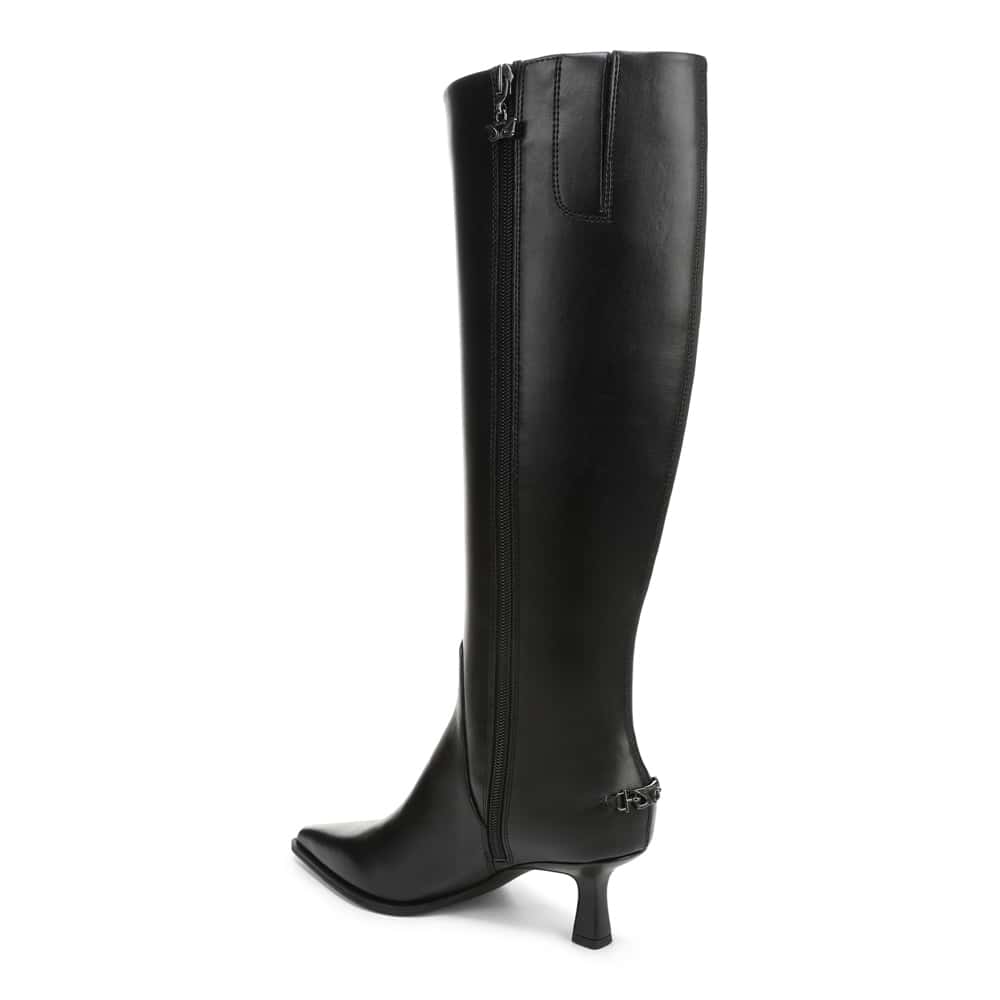 Yulia Boot in Black Leather