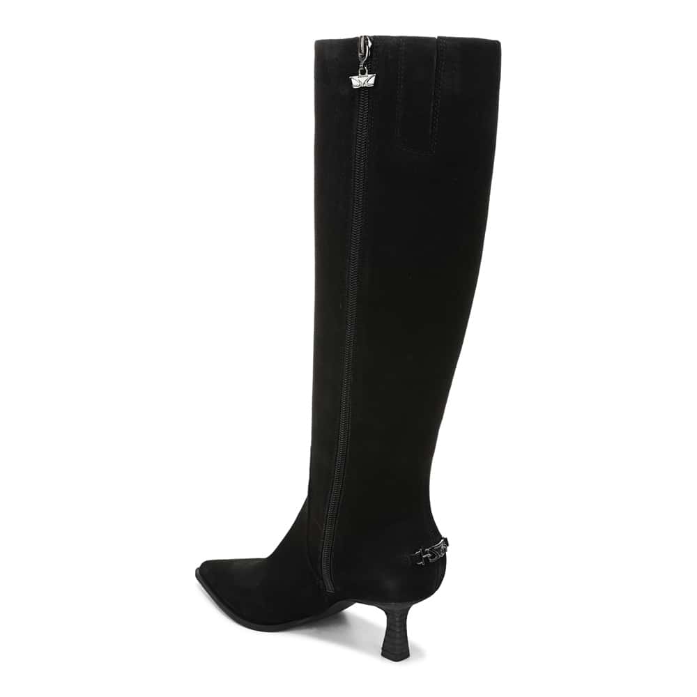 Yulia Boot in Black Suede