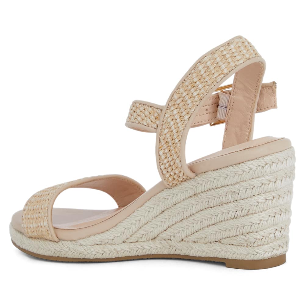 Africa Wedge in Natural Raffia