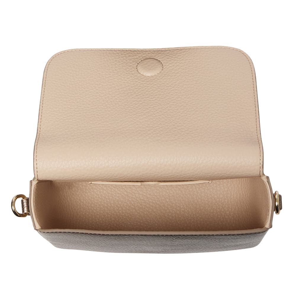 Amalfi Bag in Pewter Pebble