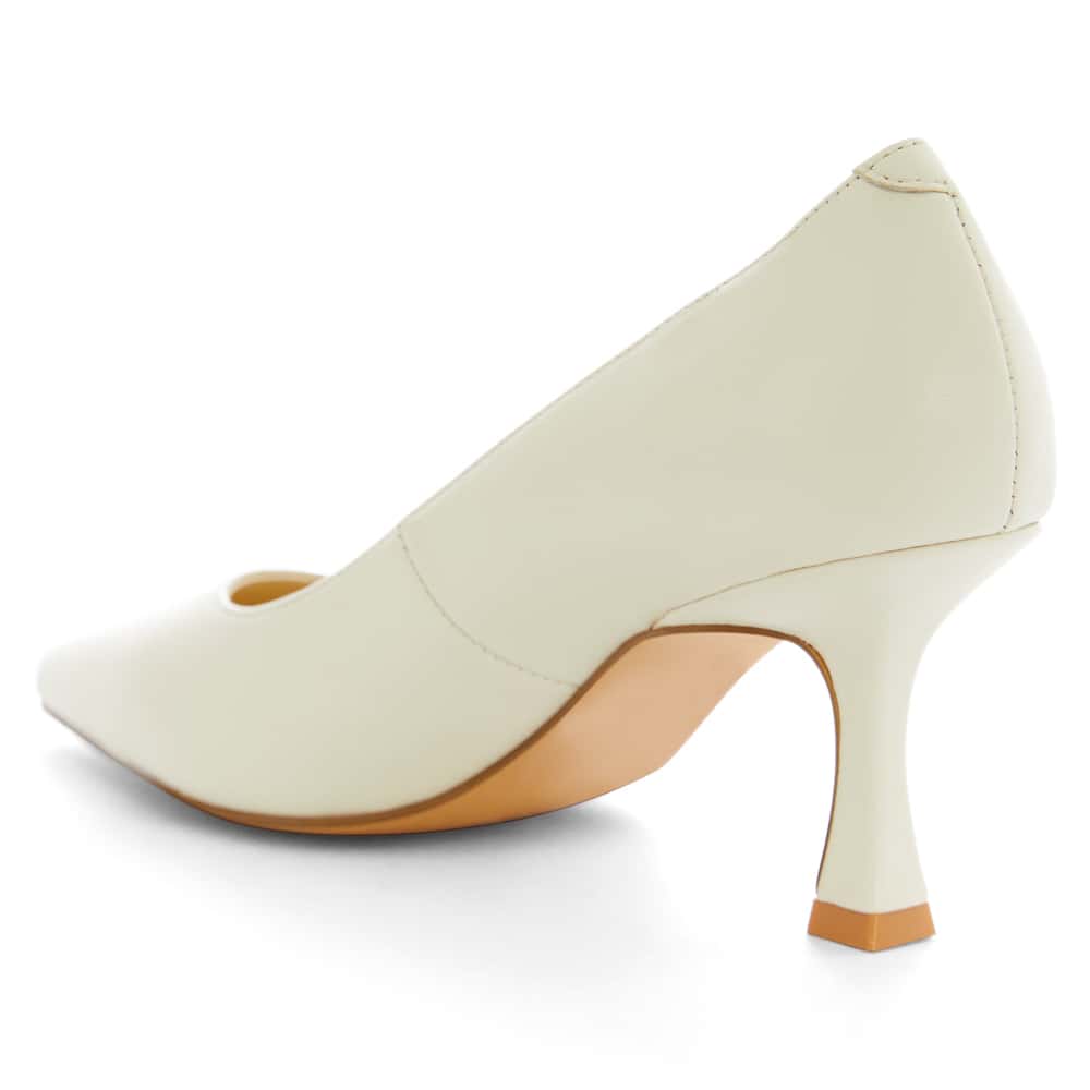 Amaya Heel in Bone Leather