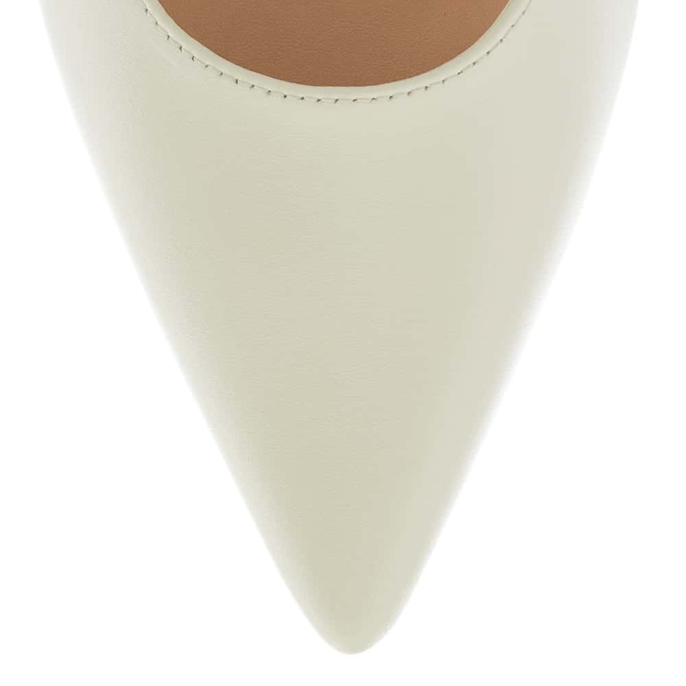 Amaya Heel in Bone Leather