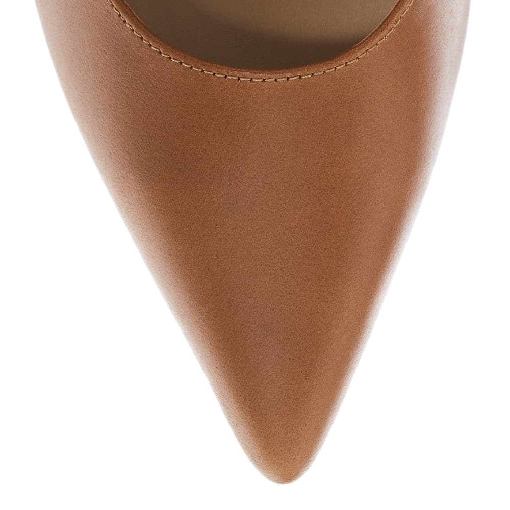 Amaya Heel in Cognac Leather