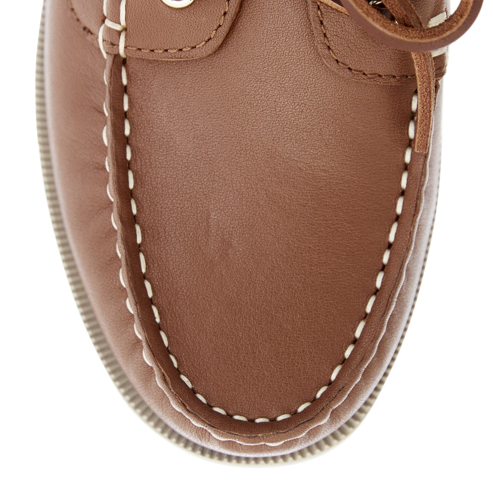 Anchor Loafer in Brown Leather