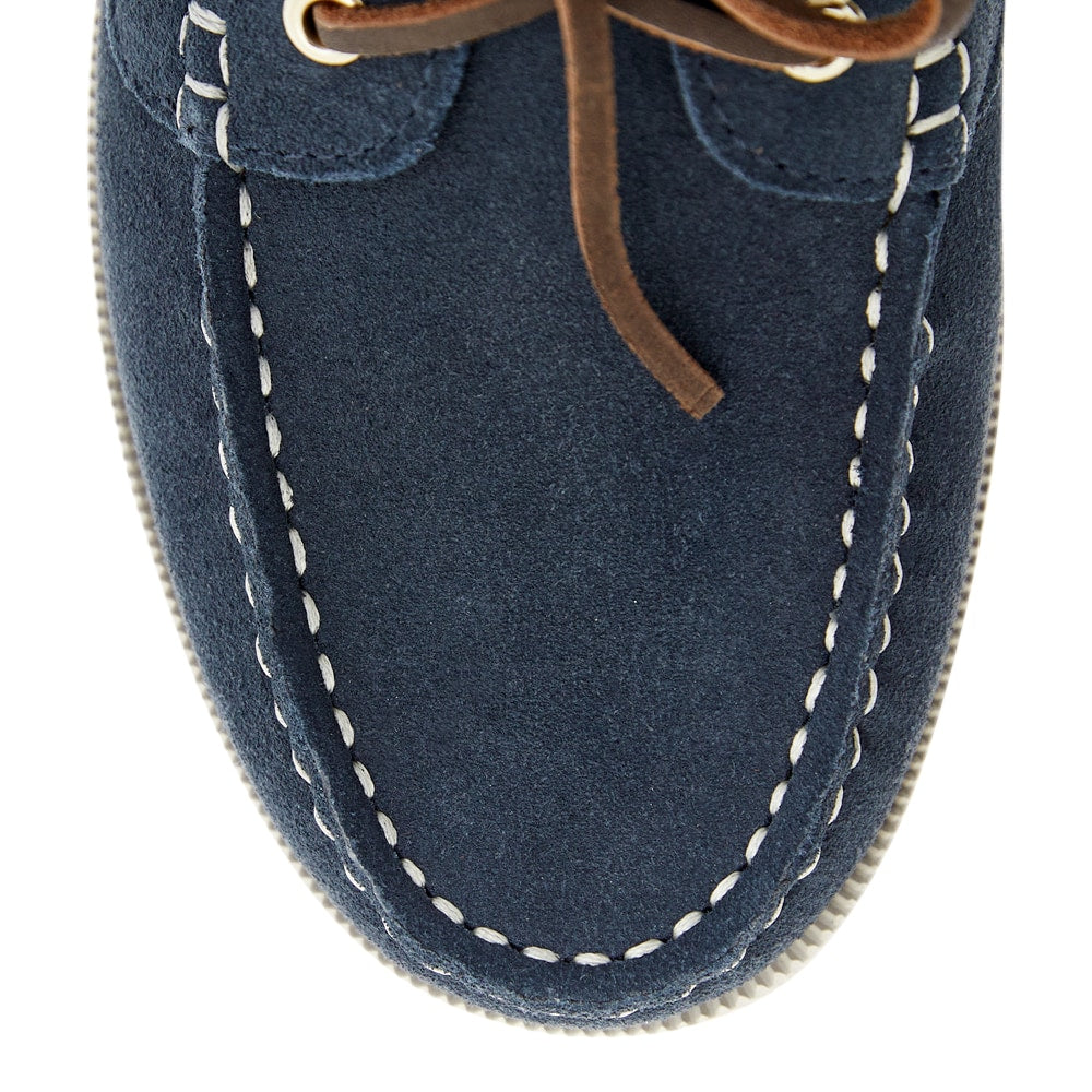 Anchor Loafer in Navy Suede