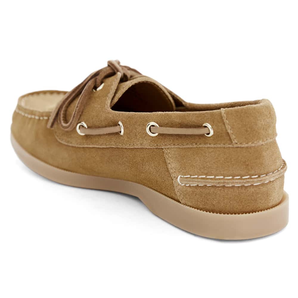 Anchor Loafer in Taupe Leather