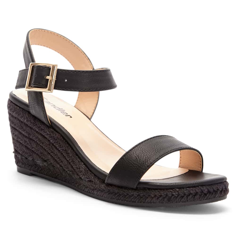 Annie Wedge in Black On Black