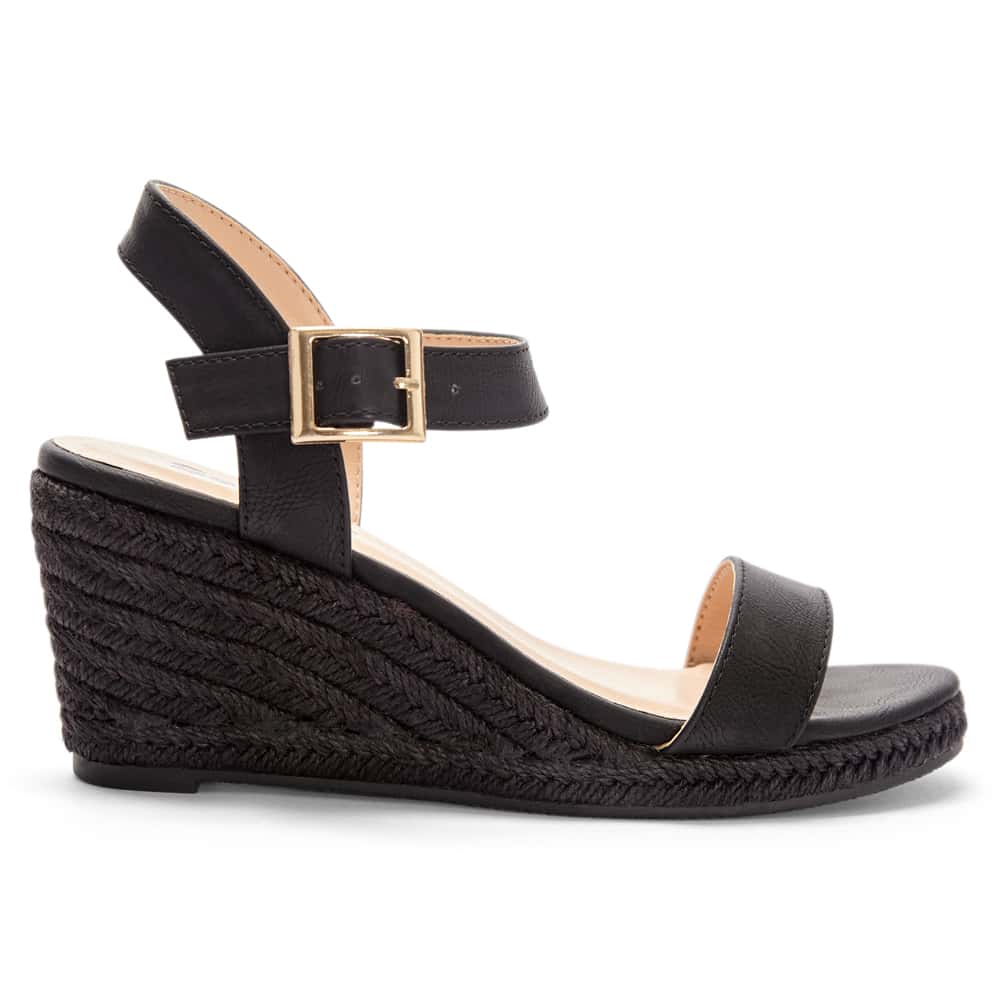 Annie Wedge in Black On Black