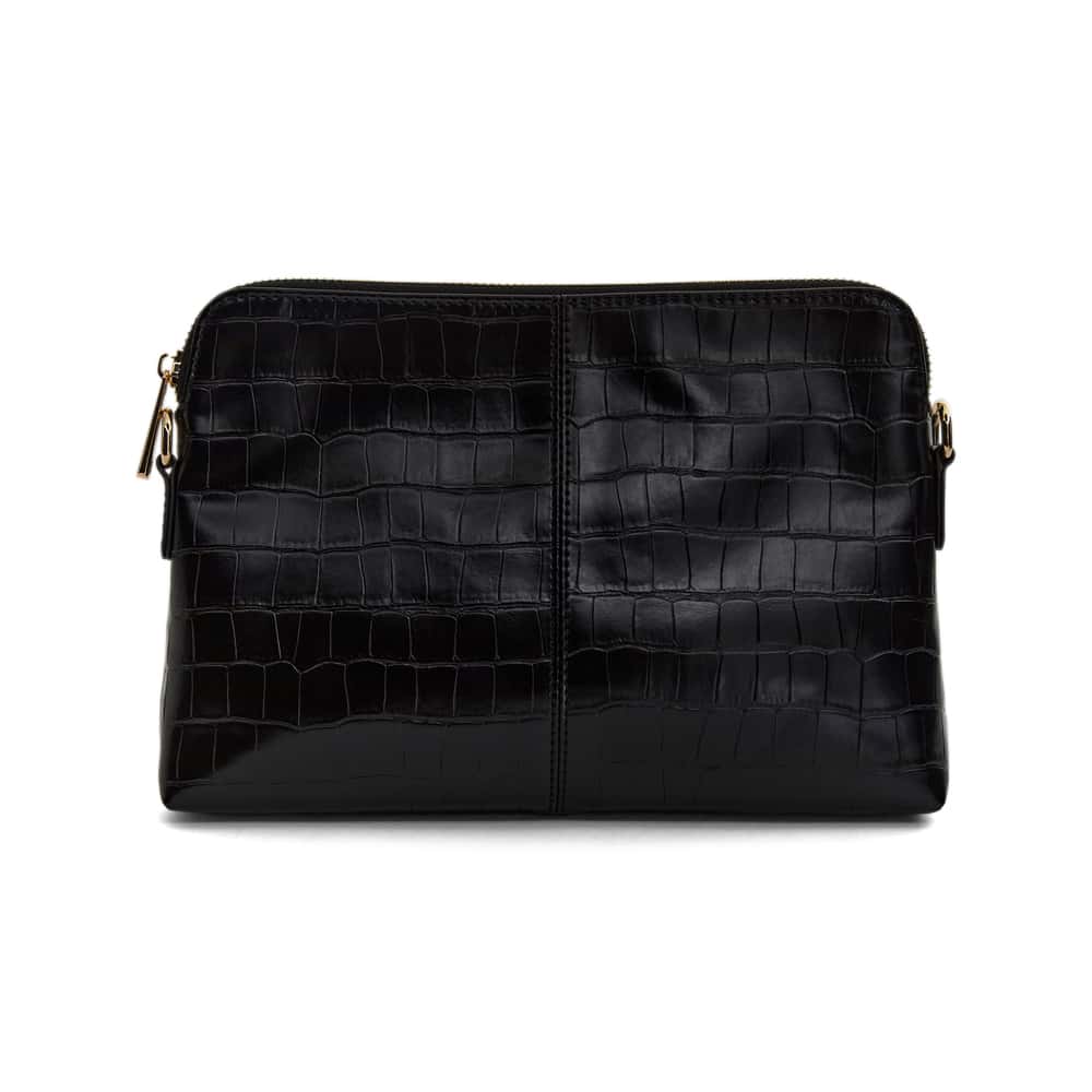 Asha Bag in Black Croc
