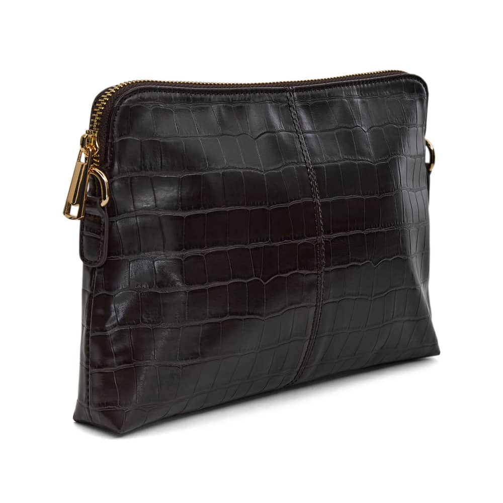 Asha Bag in Chocolate Croc Croc