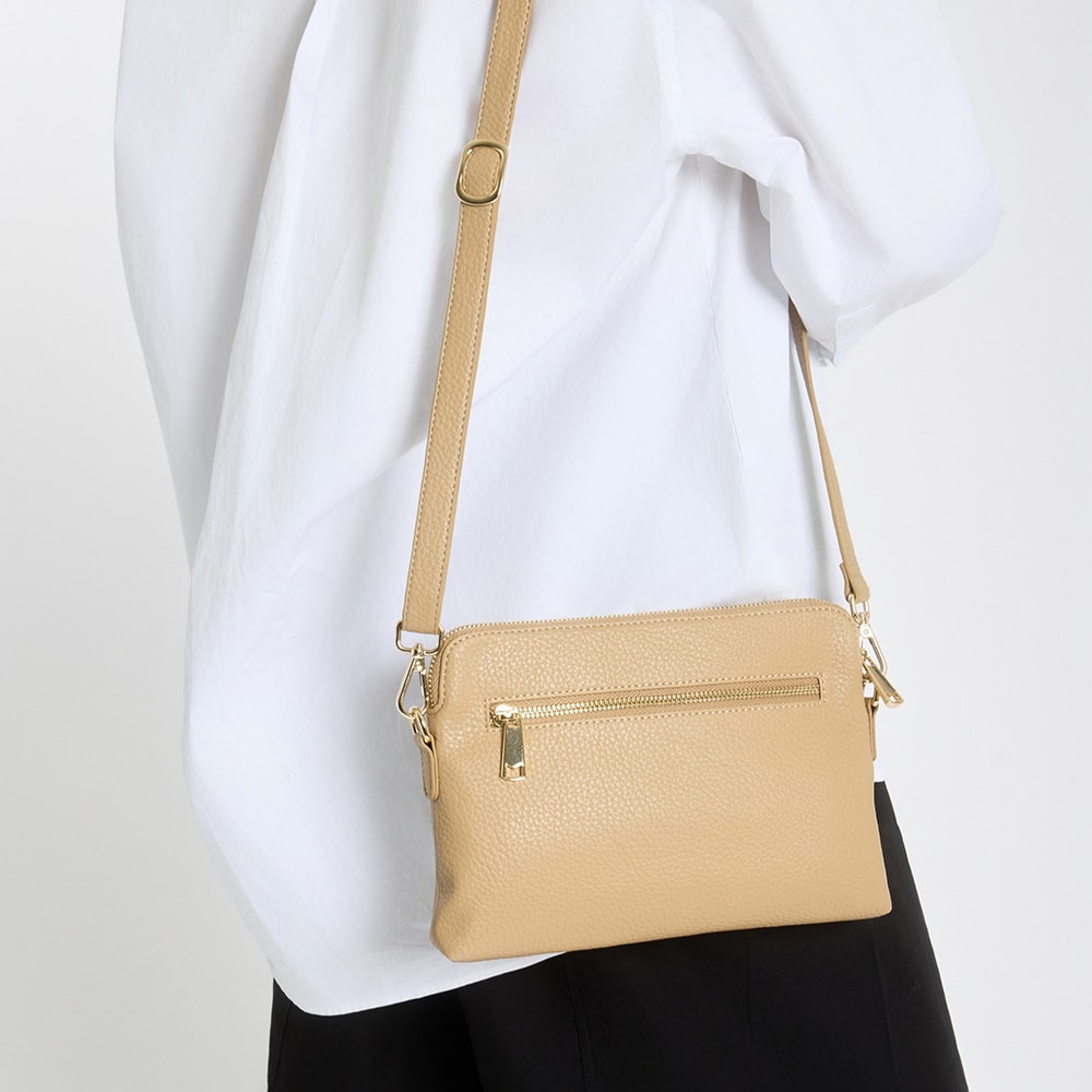 Asha Bag in Latte Pebble