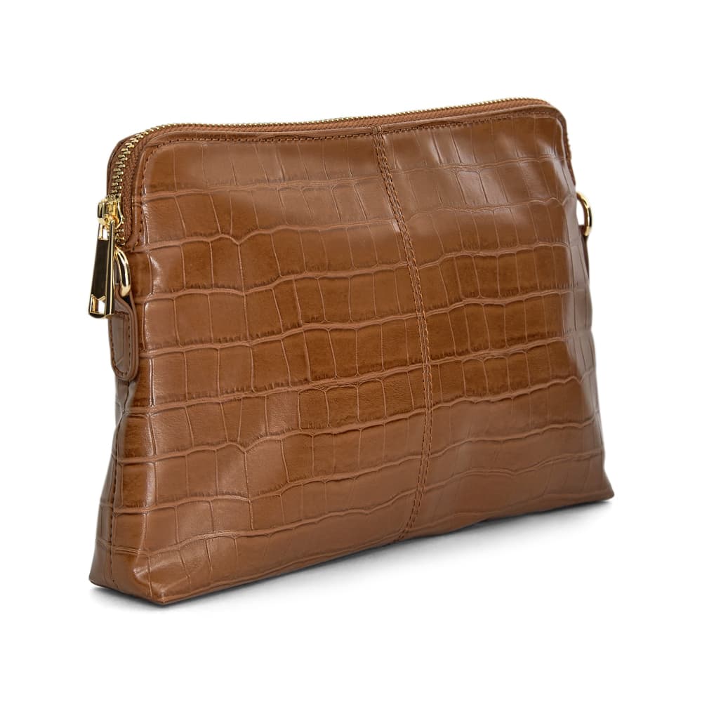 Asha Bag in Tan Croc Croc