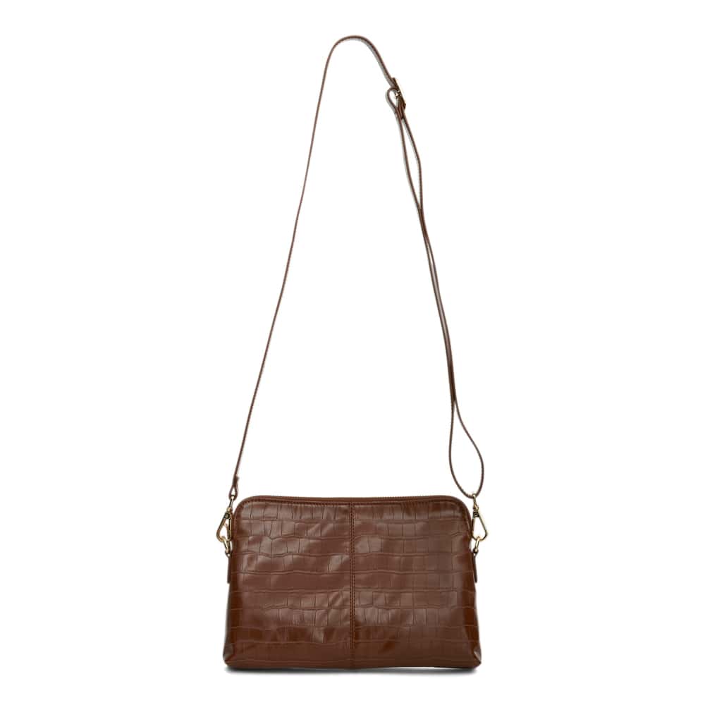 Asha Bag in Tan Croc Croc