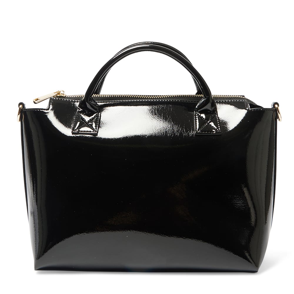 Baci Bag in Black Patent