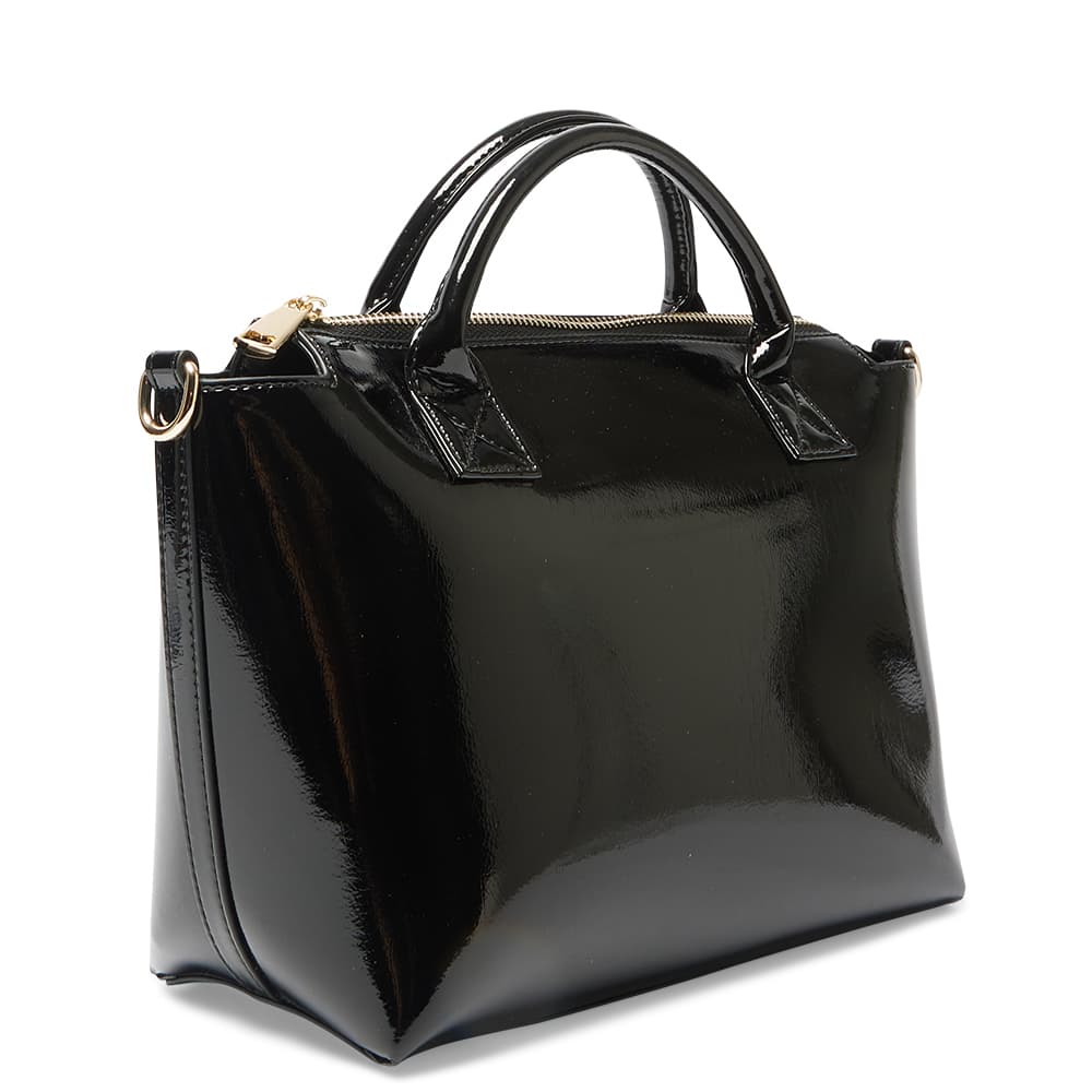Baci Bag in Black Patent