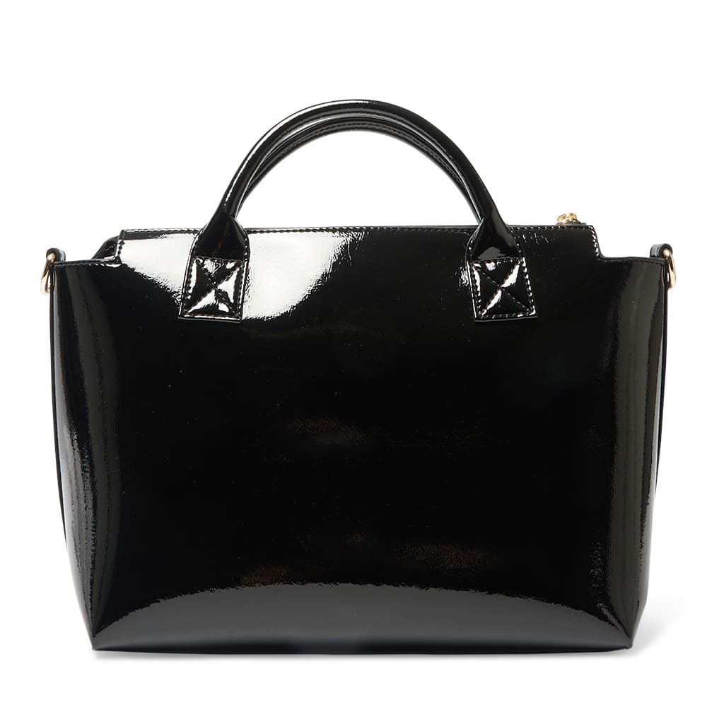 Baci Bag in Black Patent