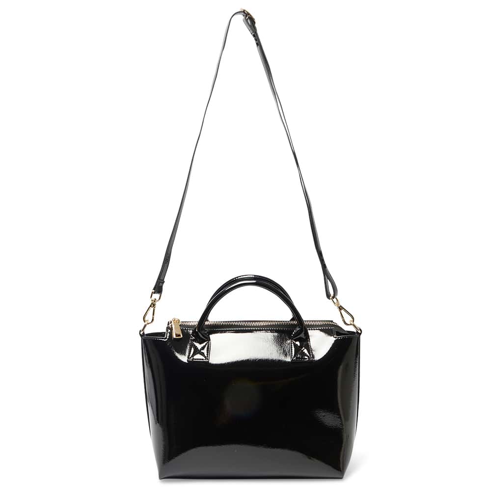 Baci Bag in Black Patent