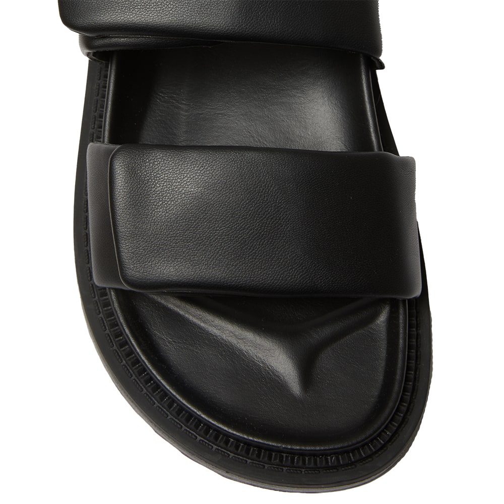 Bahamas Slide in Black Smooth