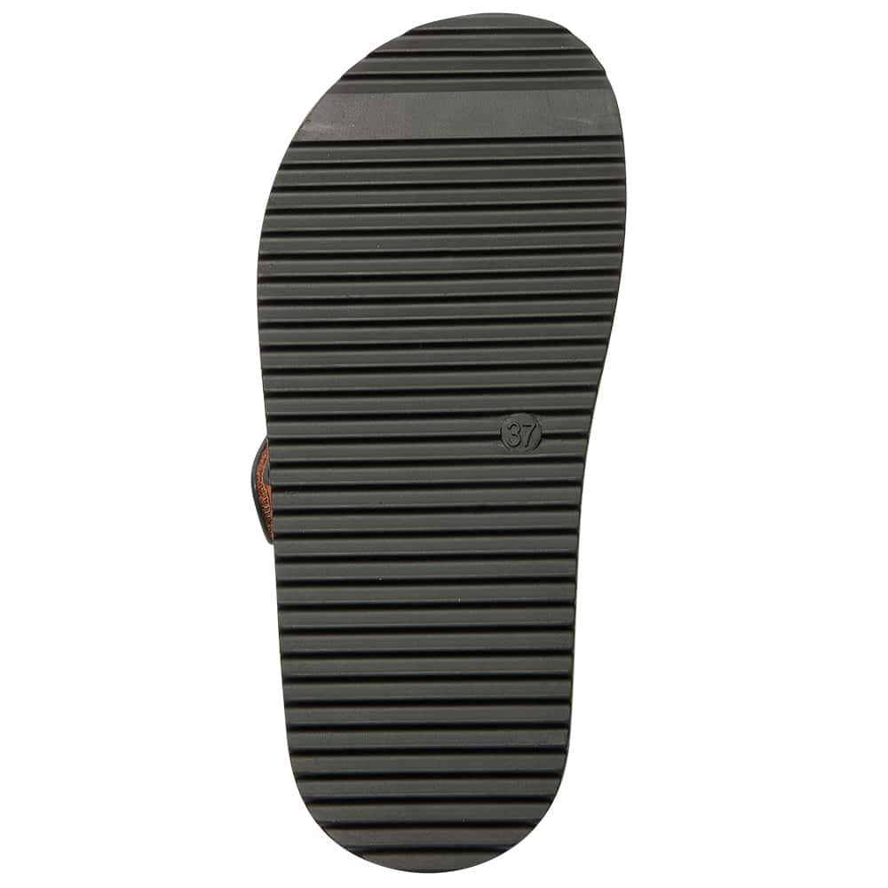 Balmoral Sandal in Tan Smooth