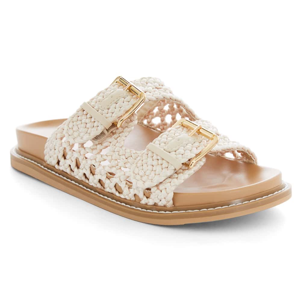 Bamboo Slide in Beige Weave
