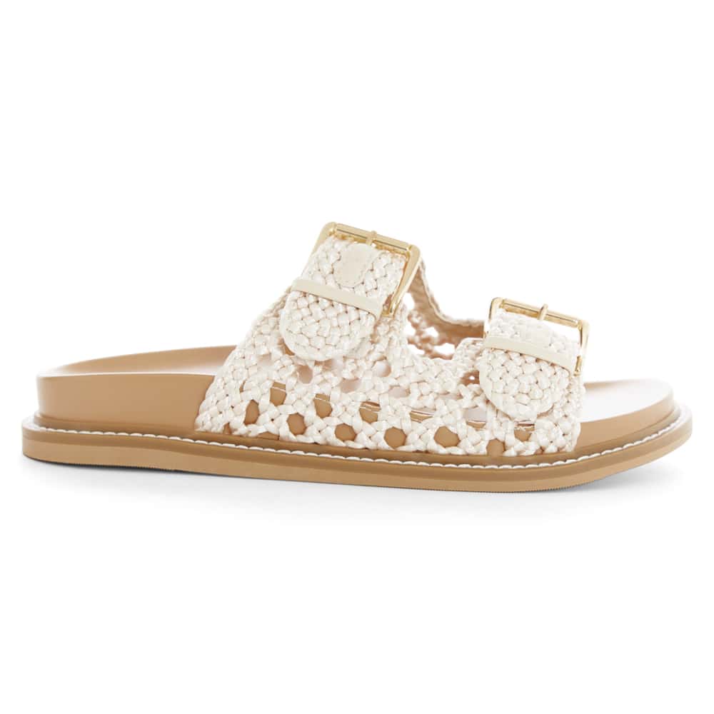 Bamboo Slide in Beige Weave