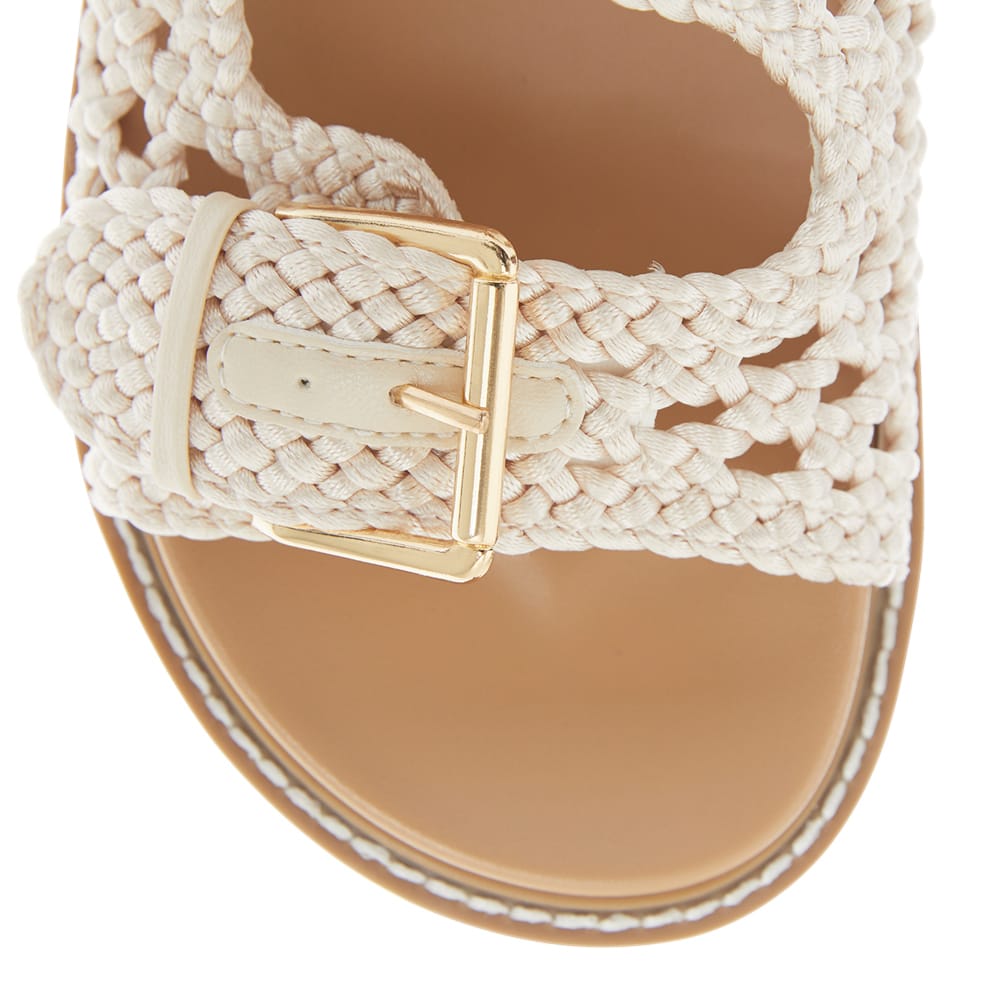 Bamboo Slide in Beige Weave