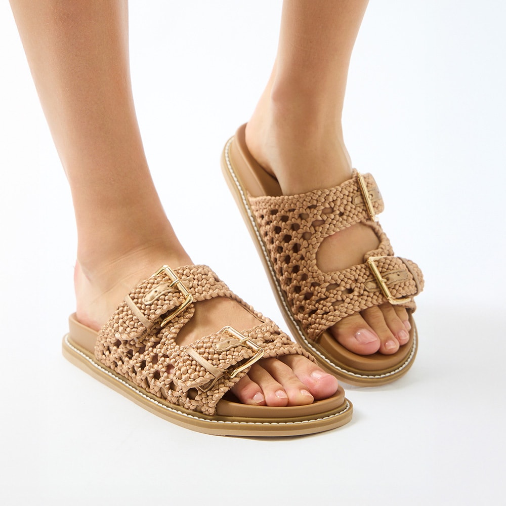 Bamboo Slide in Camel Weave
