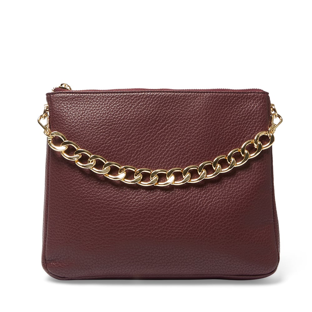 Belize Bag in Wine Pebble