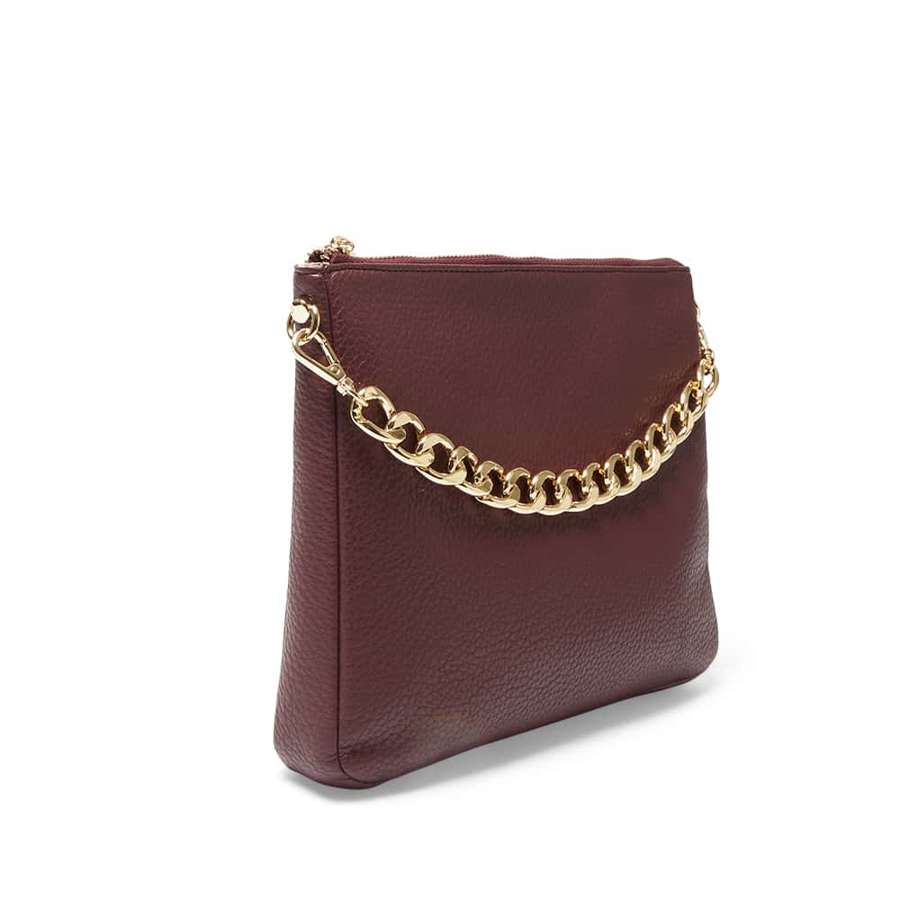 Belize Bag in Wine Pebble